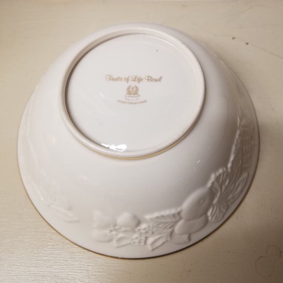 Lenox Fruits of Life 24K Gold Rim Brand New 9" Round Vegetable Bowl - Picture 10 of 13